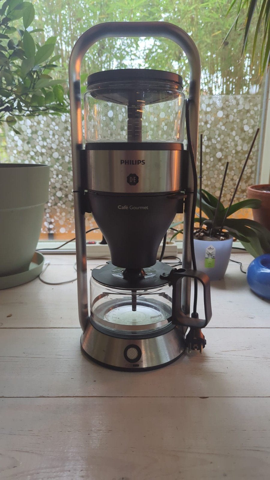 Philips Café Gourmet Koffiezetapparaat - Compleet & Werkend, Ophalen, Gebruikt, Koffiemachine, Gemalen koffie