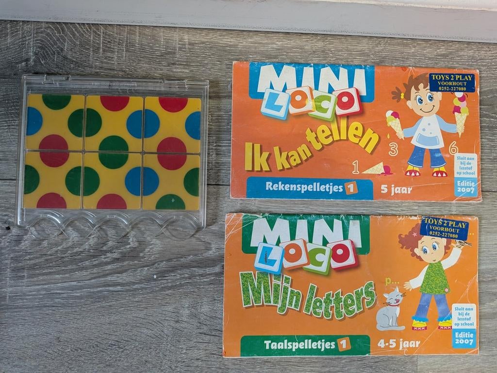 Mini Loco: Ik kan tellen & Mijn letters + puzzel, Kinderen en Baby's, Speelgoed | Educatief en Creatief, Gebruikt, Puzzelen, Taal en Lezen