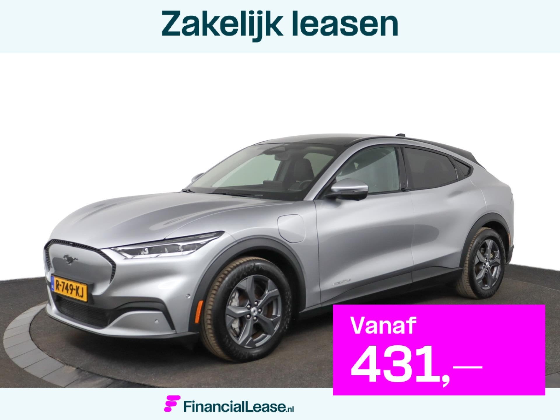 Ford Mustang Mach-E RWD 75 kWh |NAP |1e eigenaar |Pano|B&O|B, Gebruikt, 750 kg, 40 min, Origineel Nederlands