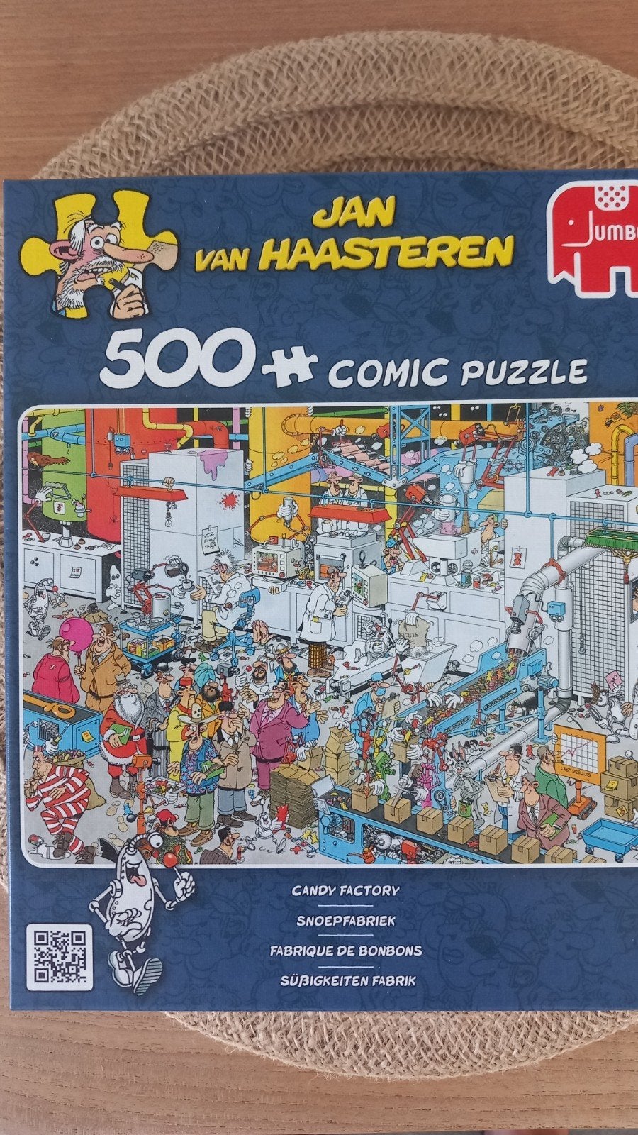 Jan van Haasteren Snoepfabriek 500+ stukjes, Ophalen, 500 t/m 1500 stukjes, Gebruikt, Legpuzzel