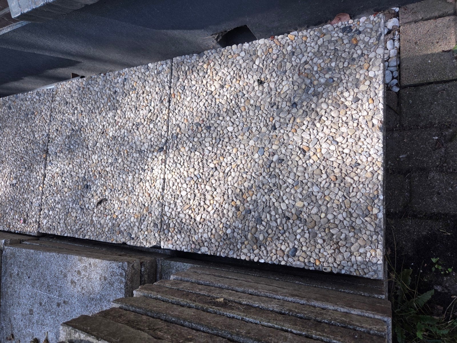 50x50 tuin tegels, Tuin en Terras, Tegels en Klinkers, Ophalen, Gebruikt, 10 m² of meer, Beton