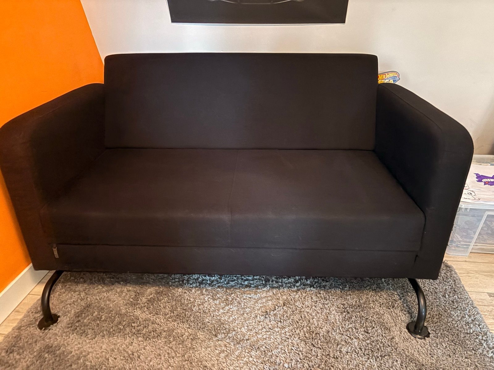 Compacte 2-zitsbank - Zo goed als nieuw, Huis en Inrichting, Banken | Bankstellen, Ophalen, Tweepersoons, 75 tot 100 cm, Zo goed als nieuw