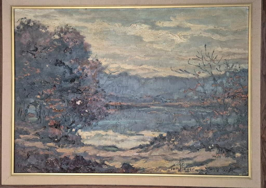 Schilderij Ijzeren Man, Vught van Tom Slager, Antiek en Kunst, Kunst | Schilderijen | Klassiek, Ophalen