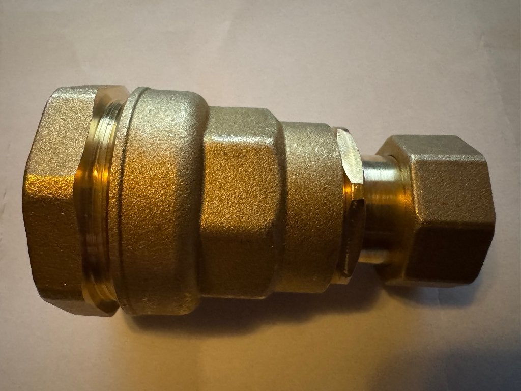 Tyleen koppeling d 40mm x 1" IG met wartel, Ophalen of Verzenden, Nieuw