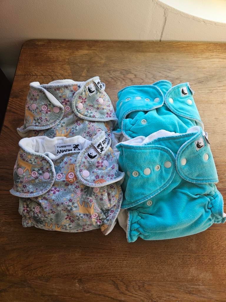 4x Anavy nachtluiers, 6-18kg - Wasbare luiers, Ophalen, Gebruikt