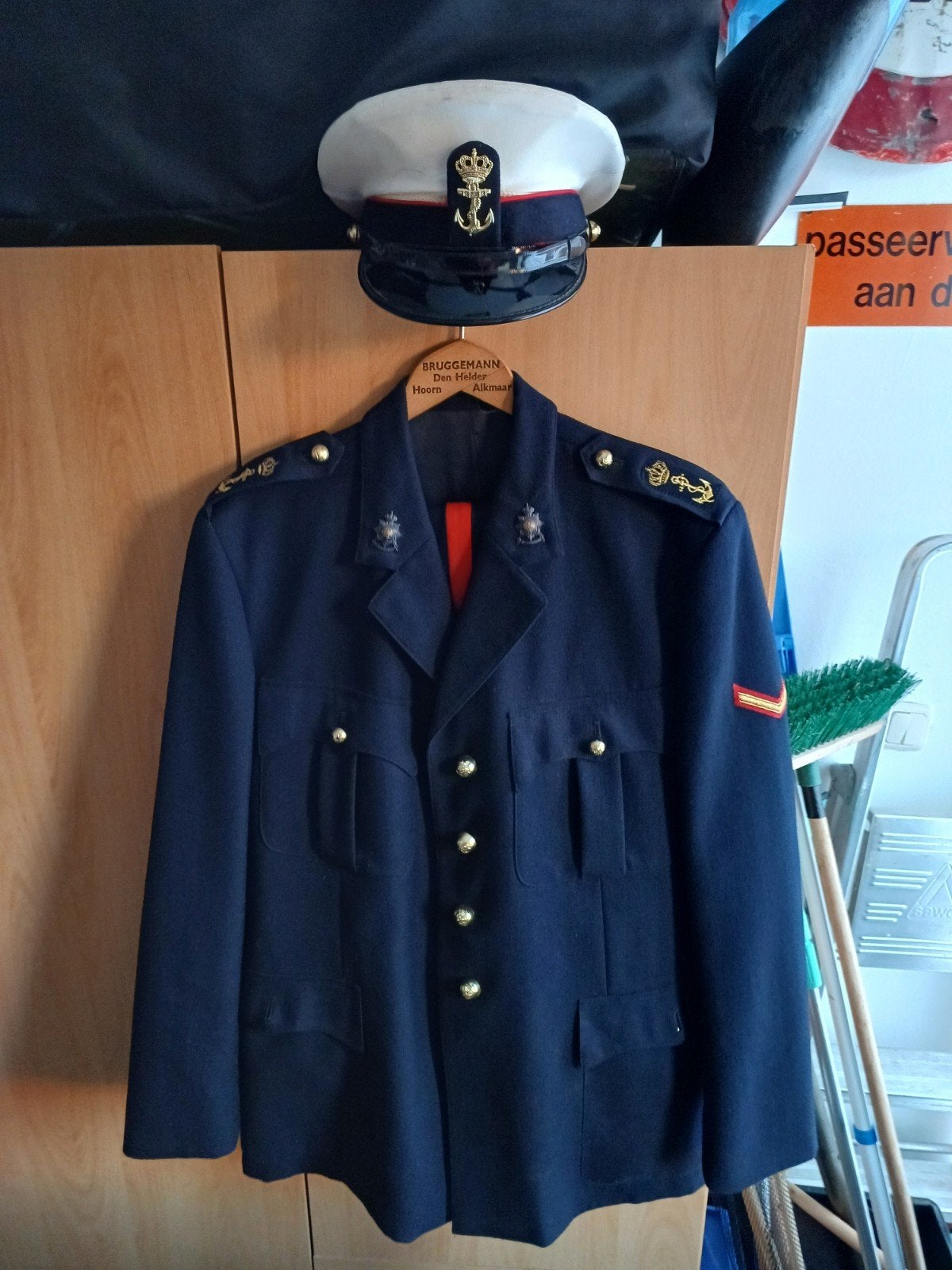 uniform Korps mariniers, Ophalen of Verzenden, Marine, Nederland, Kleding of Schoenen