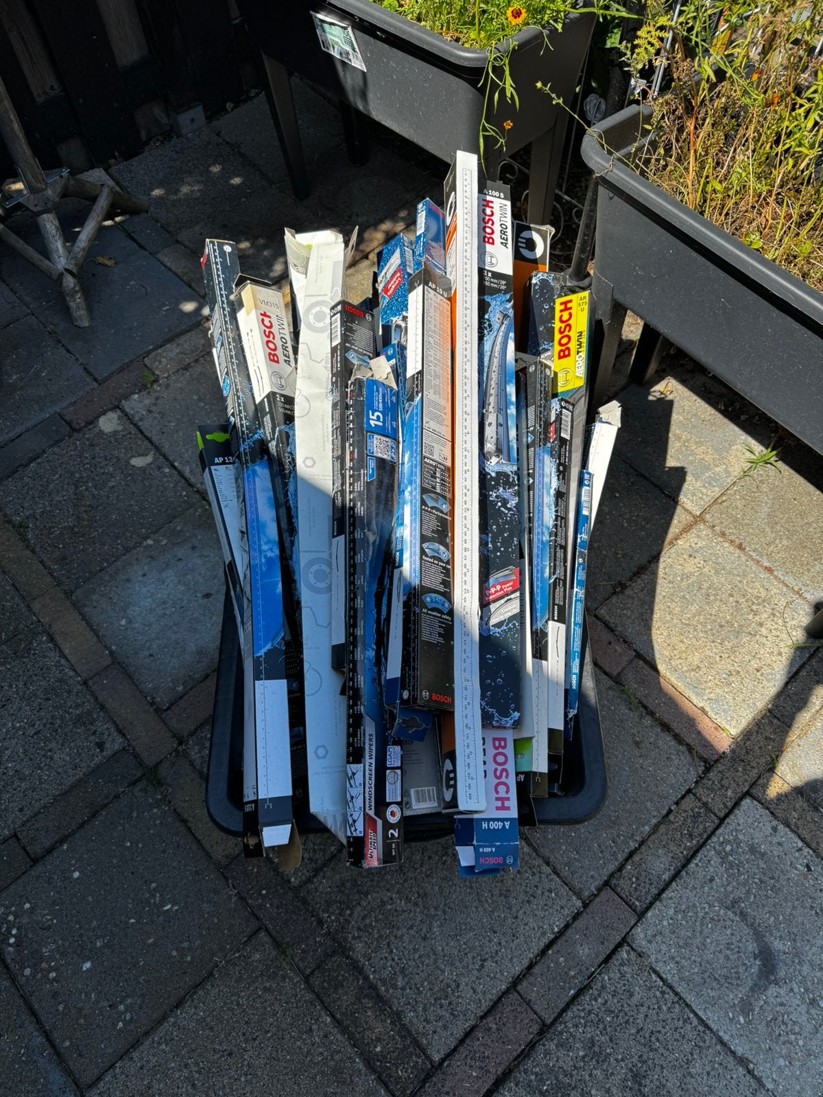 Grote partij ruitenwissers, Ophalen, Nieuw, Universele onderdelen