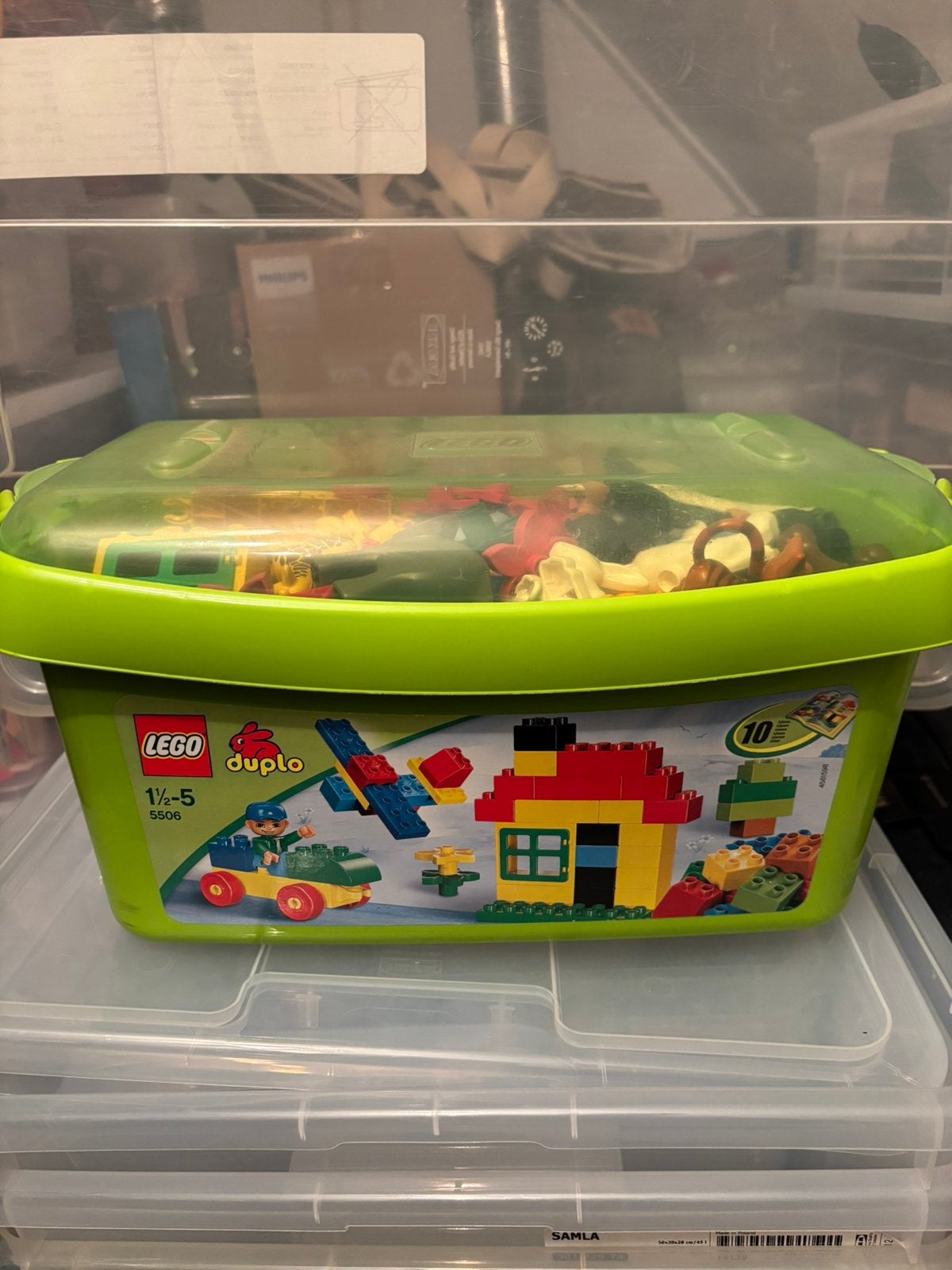 Lego duplo doos vol met LEGO, Ophalen of Verzenden, Zo goed als nieuw