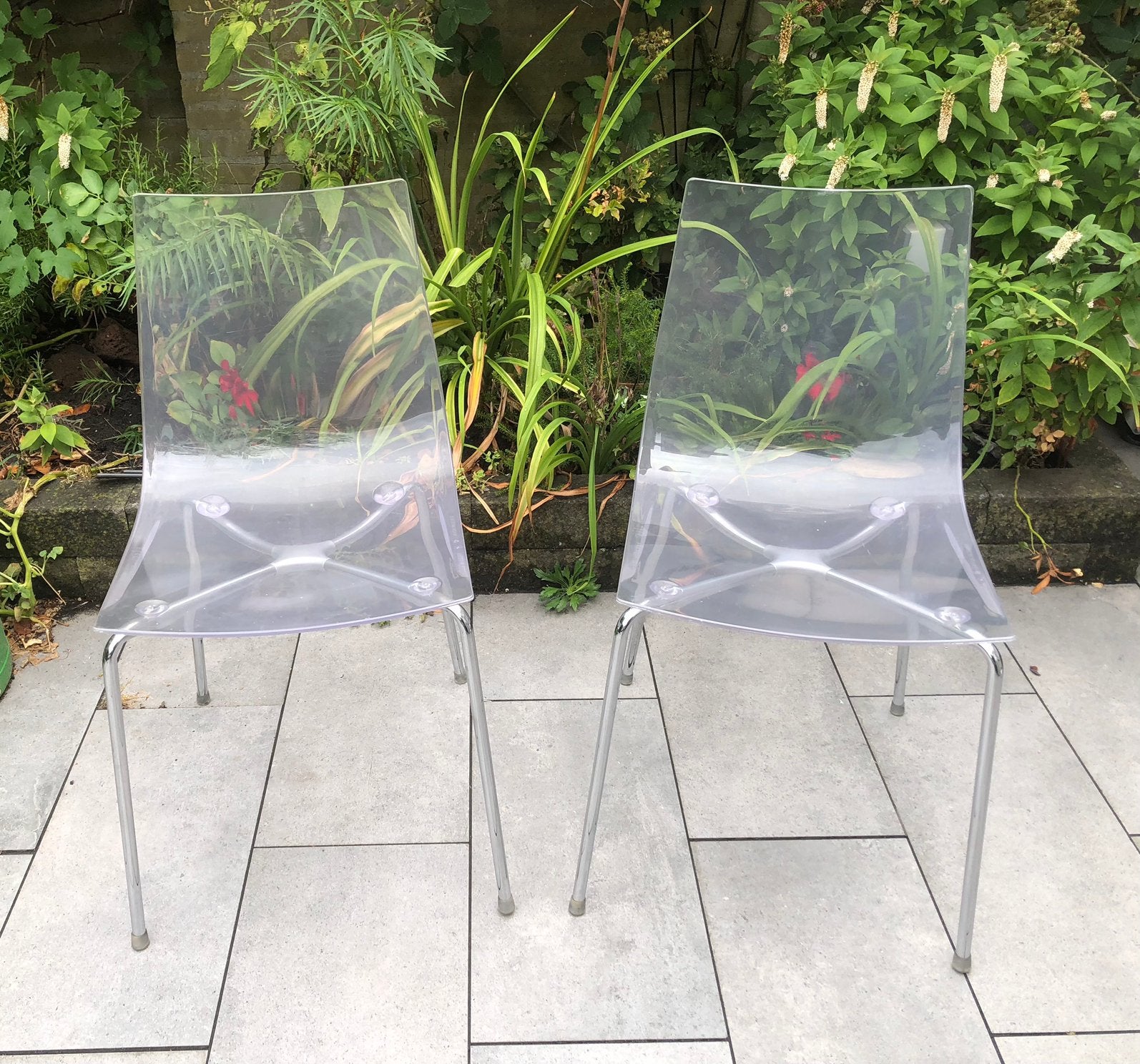 2 Italiaanse design stoelen van R. Foschia, Ophalen, Gebruikt