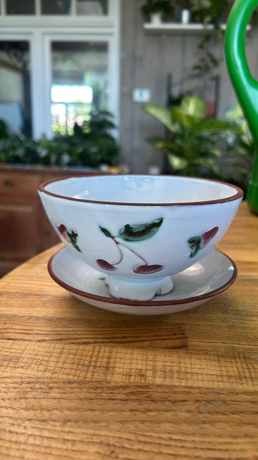 Vintage Hans Wagner Fruittest ‘50 Handmade Keramiek Kersen, Antiek en Kunst, Ophalen of Verzenden