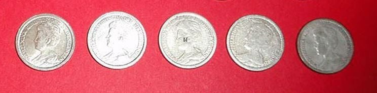 Kwartjes Nederland zilver, Koningin Juliana, Zilver, 25 cent, Verzenden