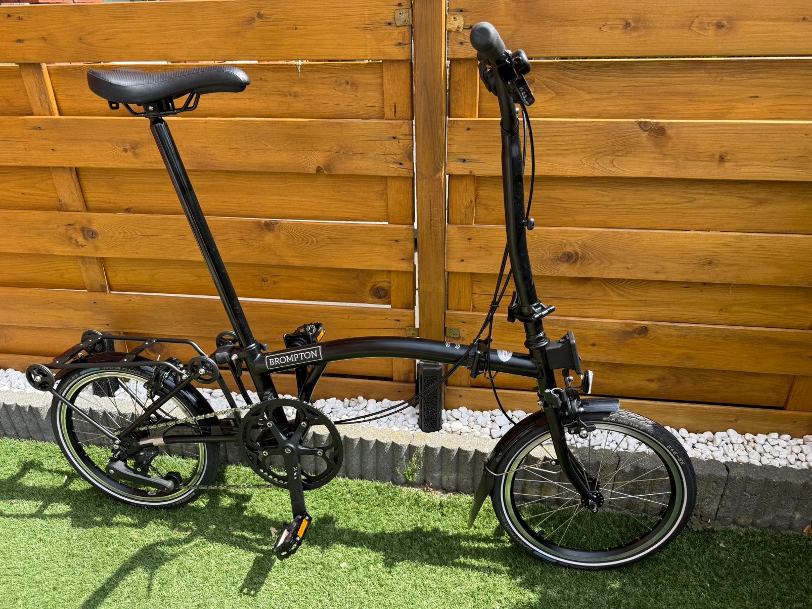 Brompton C-Line H4R ref zwart, vouwfiets, als nieuw!, Fietsen en Brommers, Fietsen | Vouwfietsen, Ophalen, Brompton, Velgrem, 16 tot 18 inch
