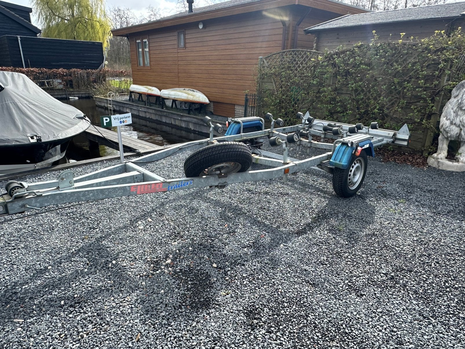Geremde kanteltrailer !, Watersport en Boten, Overige materialen, Overige brandstoffen, 5 m, 2 m