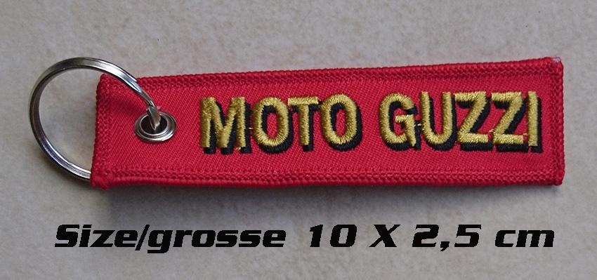 Sleutelhanger MOTO GUZZI voor V7 V9 V11 V100 LM TT85 stelvio, Motoren, Ophalen of Verzenden, Nieuw