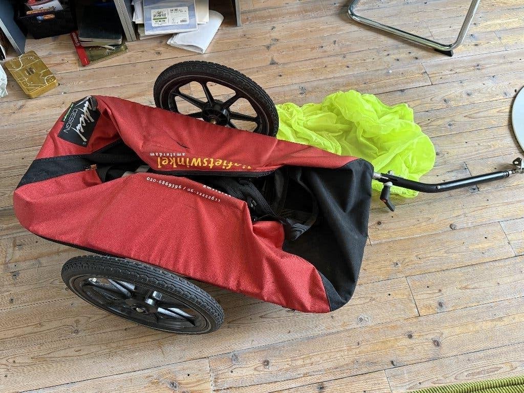 fietskar, Fietsen en Brommers, Fietsaccessoires | Aanhangers en Karren, Ophalen, Gebruikt, Bagagekar