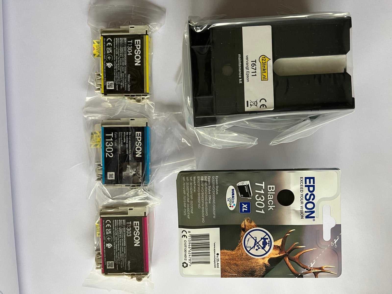 Epson printer met extra cartridges, Ophalen, Gebruikt, Printer, Inkjetprinter