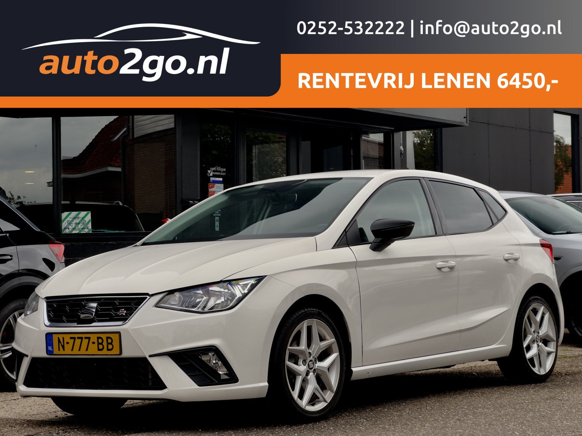 SEAT Ibiza 1.0 TSI FR AUT7 INTENSE NAVI CAMERA APPLE-CARPLAY, Dealer onderhouden, Gebruikt, Euro 6, 580 kg