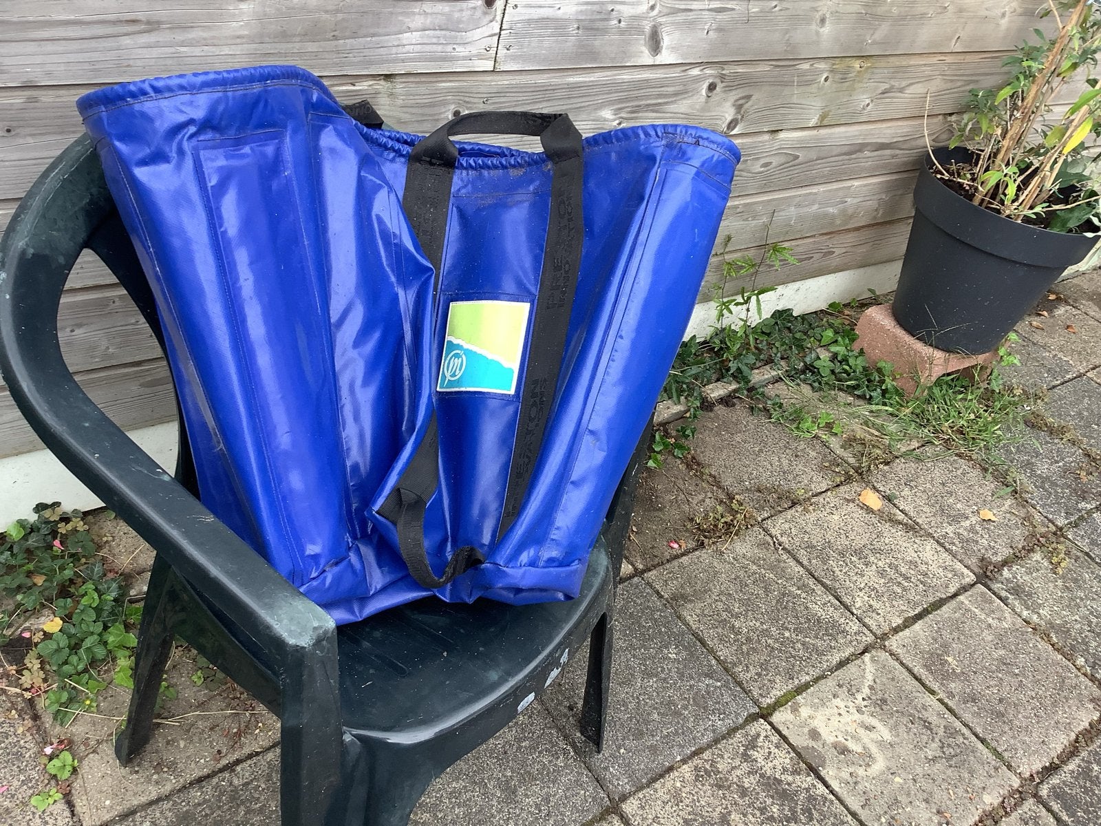 Weegtas voor wedstrijd vissers - Blauw, stevig en waterdicht, Ophalen, Gebruikt, Koffer of Tas