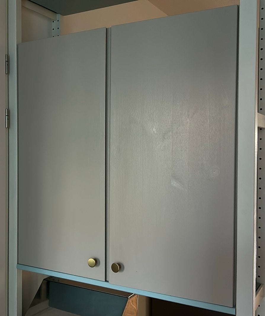 IKEA IVAR kast 80x80x30 taupe gelakt, Raamkozijn, Zo goed als nieuw, Hout, Ophalen