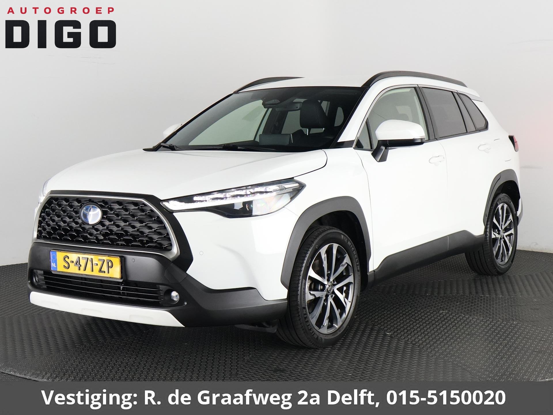 Toyota Corolla Cross 2.0 High Power Hybrid First Edition | S, Dealer onderhouden, Gebruikt, 4 cilinders, Leder en Stof