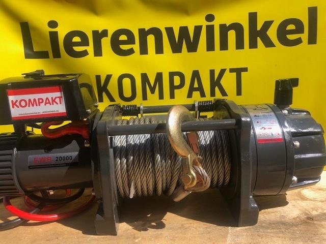 Elektrische lier 24 volt 9 Ton 26m 12mm kabel KOMPAKT runva, Ophalen of Verzenden, Nieuw