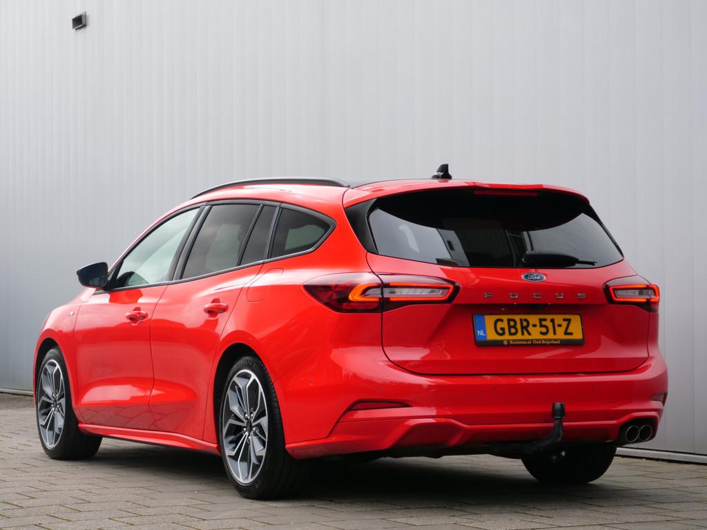 Ford Focus Wagon 1.0 EcoBoost Hybrid ST Line X 155 Pk Automa, Stof, Gebruikt, 155 pk, 19 km/l