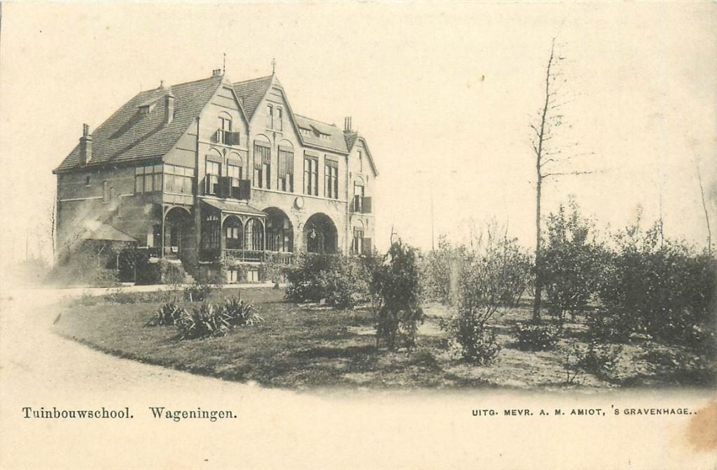 701-402-009 Wageningen Tuinbouwschool, Verzamelen, Verzenden, Voor 1920, Gelderland