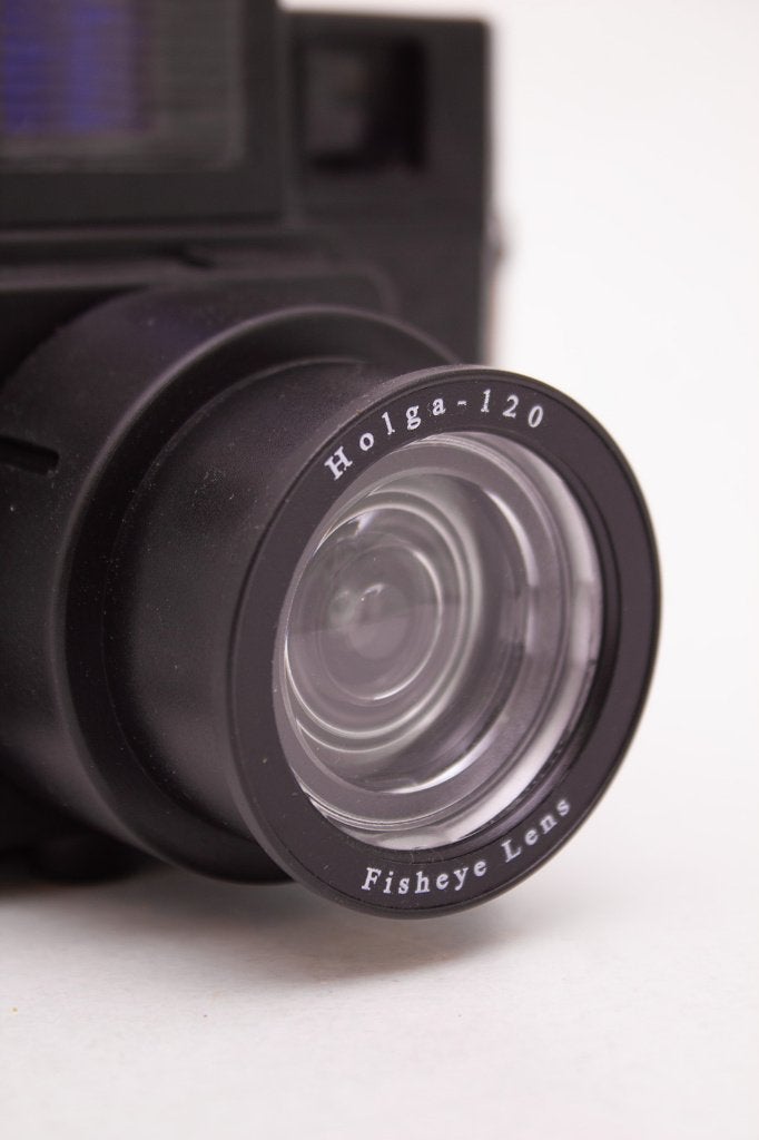 Holga Fisheye Lens 120 Lomography analoge camera retro, Ophalen, Info@holga.com, Polaroid, Zo goed als nieuw