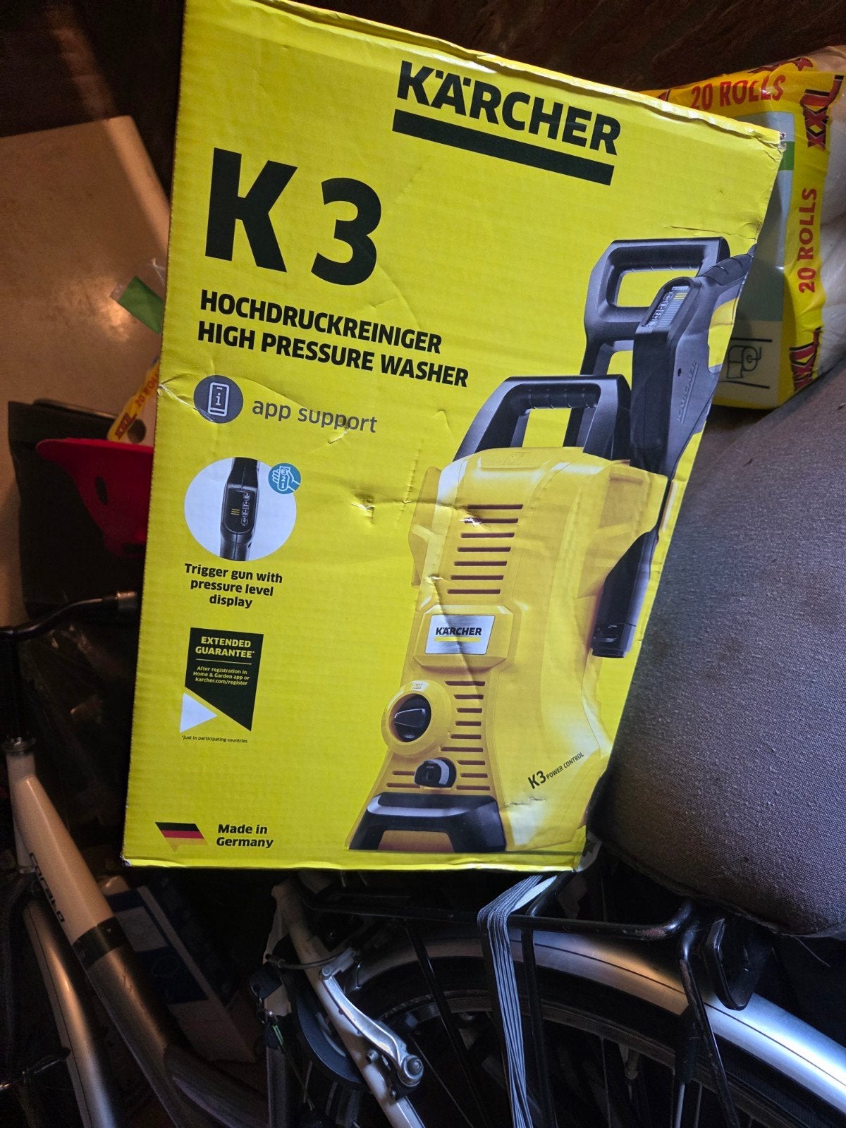 Kärcher K3 Power Control Hogedrukreiniger - Nieuw in doos, Ophalen, Kärcher, Nieuw, Met regelbare waterdruk