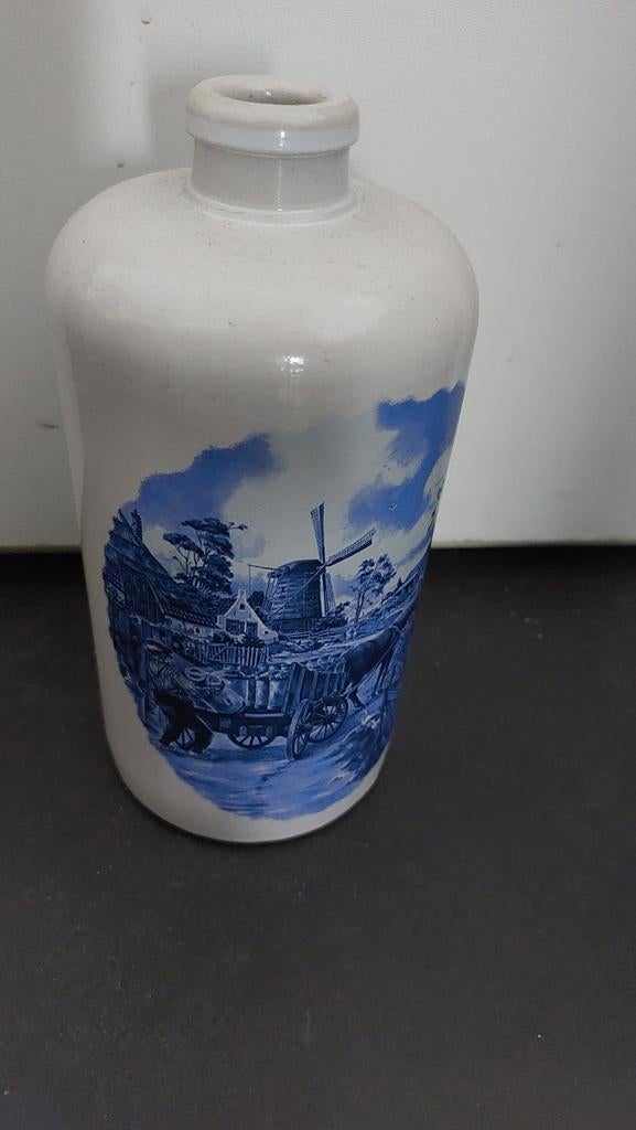 Te koop delfse blauw kruik (molen), Antiek en Kunst, Ophalen of Verzenden