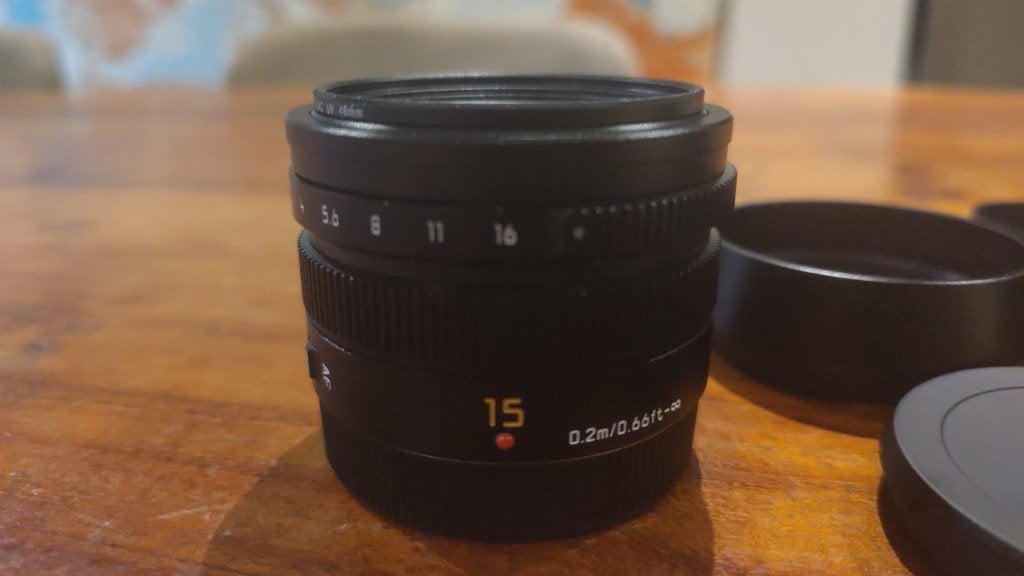 Panasonic Leica DG Summilux 15mm f/1.7 ASPH (alleen de lens), Audio, Tv en Foto, Fotografie | Lenzen en Objectieven, Gebruikt