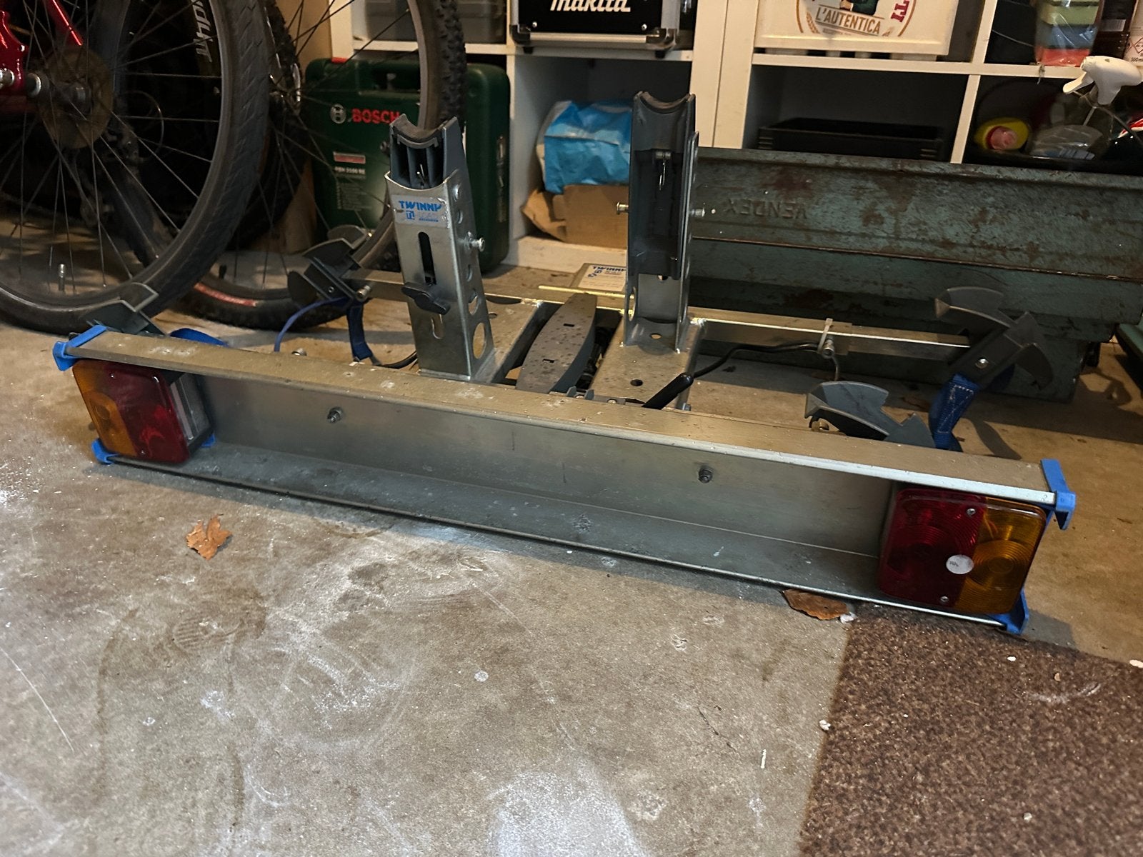 Twinnyload fietsendrager voor trekhaak, Ophalen, 2 fietsen, Gebruikt, Trekhaakdrager