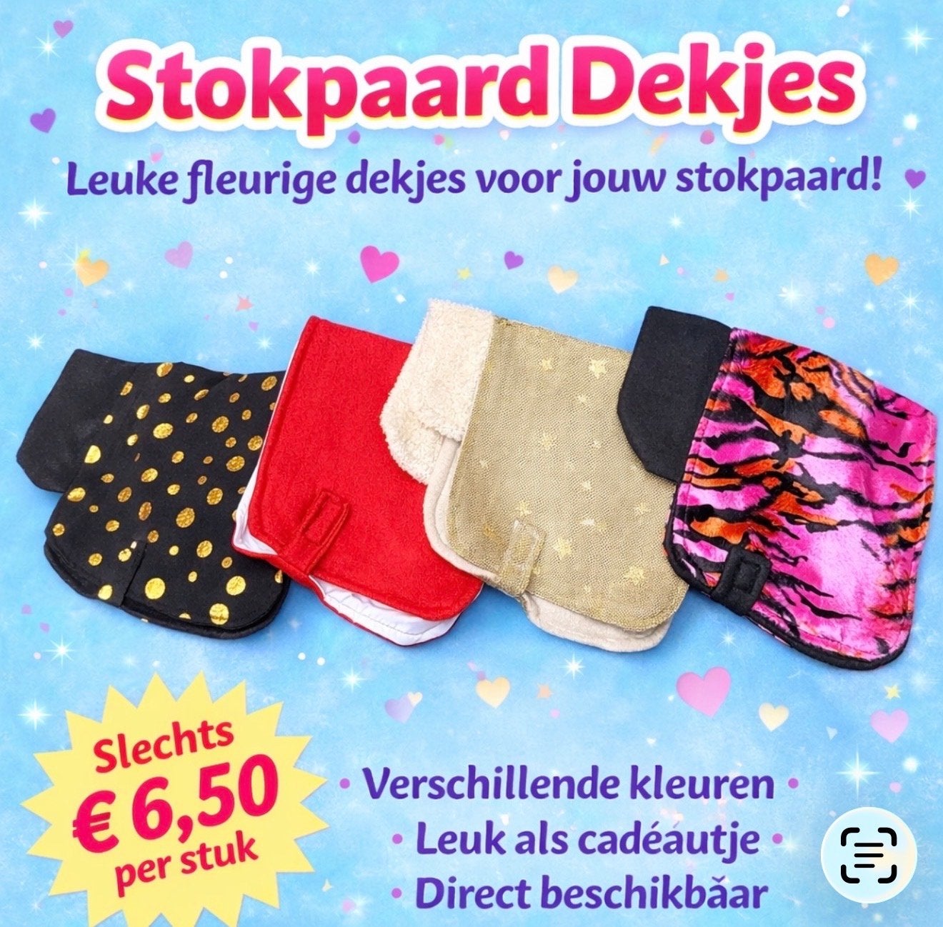Stokpaard accessoires, Ophalen of Verzenden, Nieuw, Overige soorten