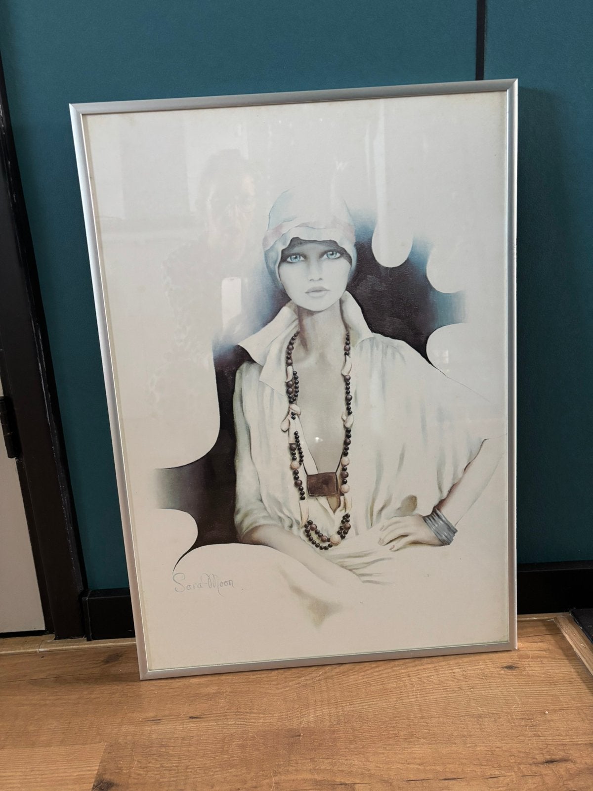Ingelijste art print “Lisa” van Sara Moon 48x68, Huis en Inrichting, Ophalen of Verzenden, Foto of Poster, Minder dan 50 cm
