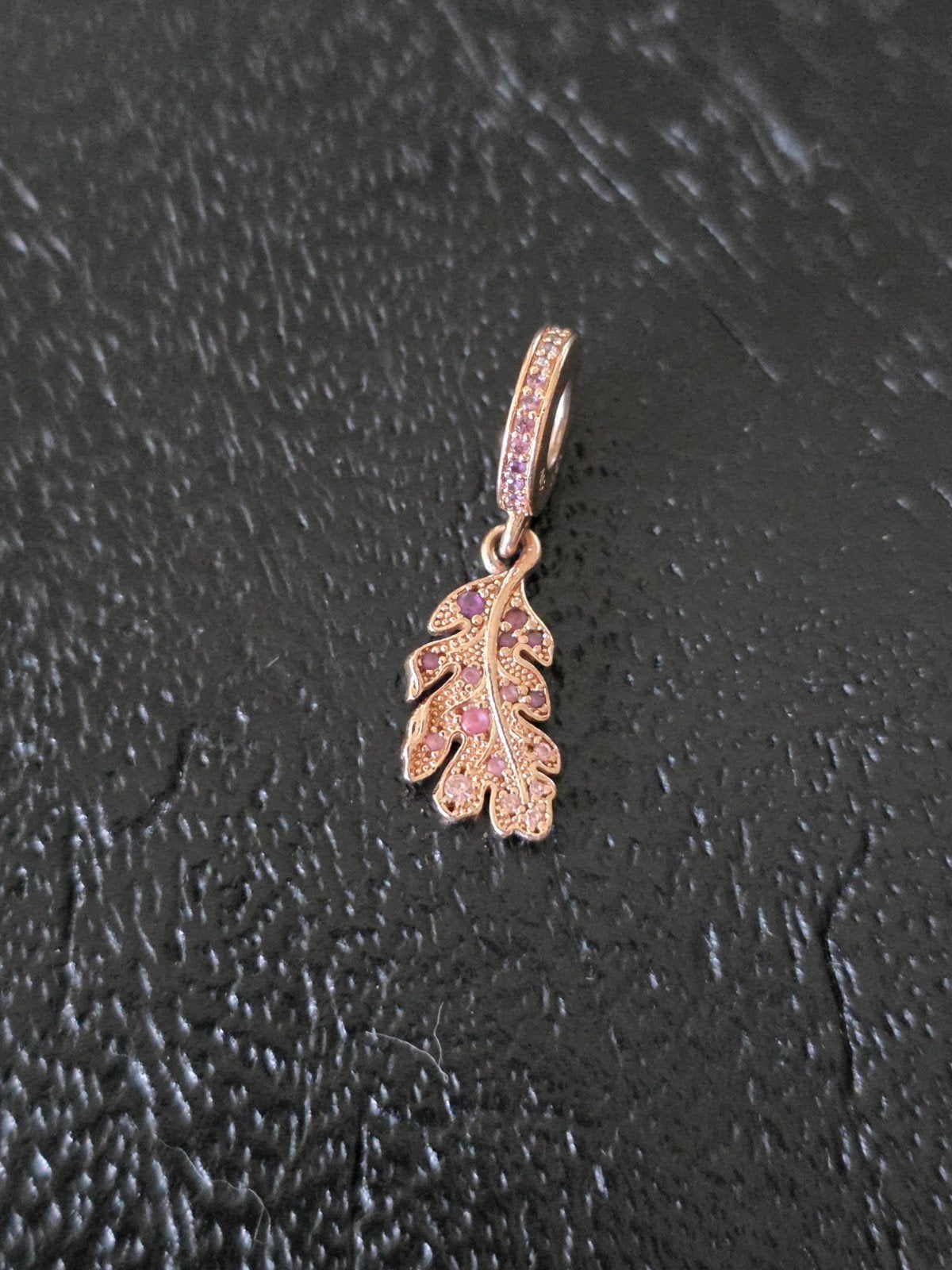 Pandora rose hanger eikenblad, Ophalen of Verzenden