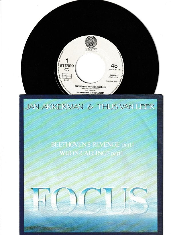 JAN AKKERMAN&THIJS VAN LEER [FOCUS] -BEETHOVEN'S REVENGE ///, 7 inch, Zo goed als nieuw, Pop, Overige typen