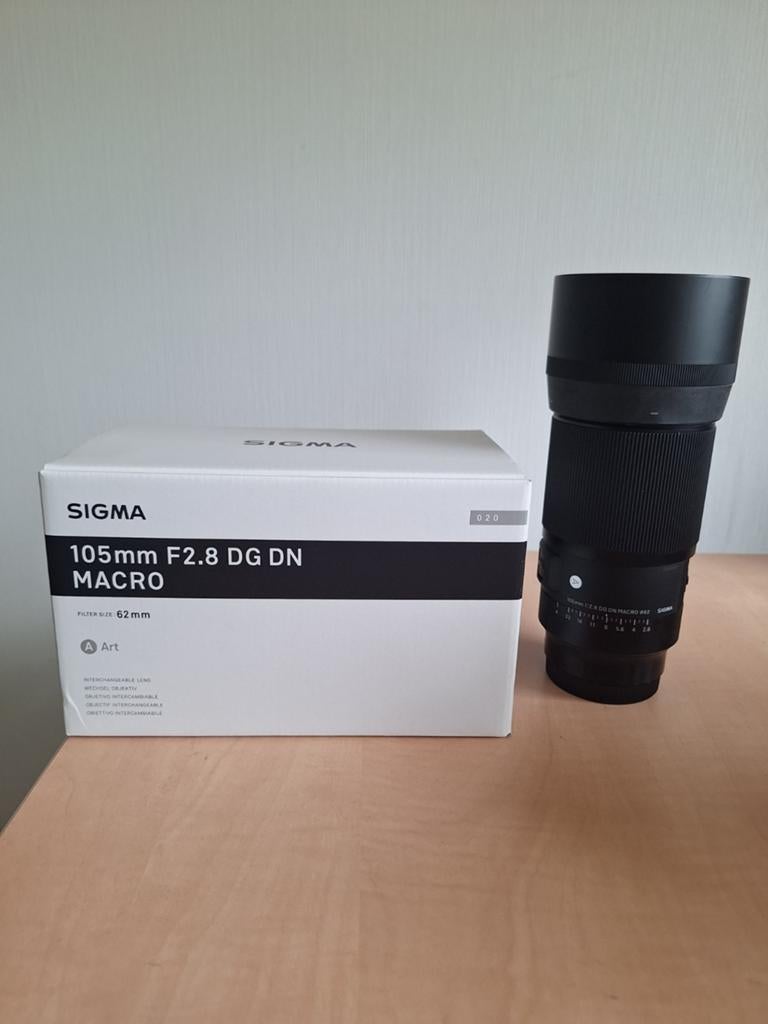 Sigma 105mm f / 2.8 DG DN Macro Art Sony Fe, Audio, Tv en Foto, Fotografie | Lenzen en Objectieven, Ophalen, Zo goed als nieuw