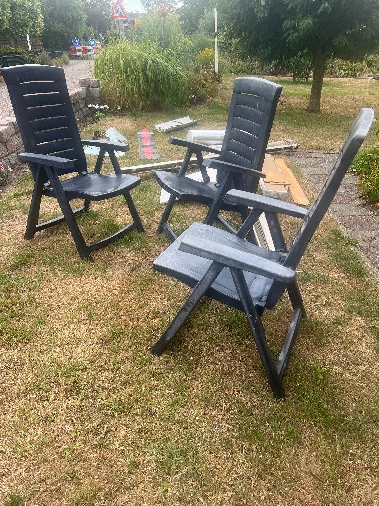 Tuinstoelen  3 stuks  Jardin luxaflex  br. 150 en 290 cm, Ophalen, Lamellen, In te korten, Zo goed als nieuw