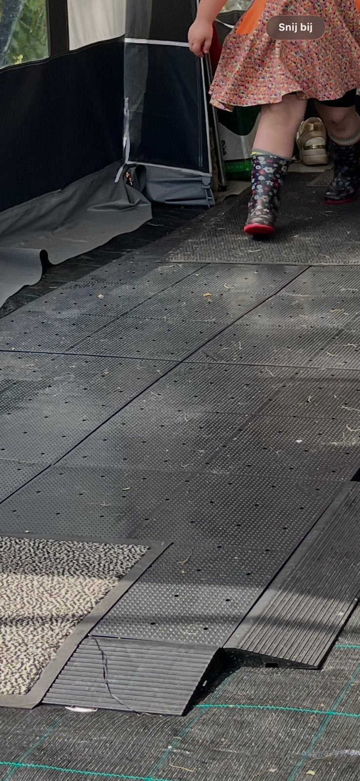 Evo floor voortenttegels vloertegel terrastegel, Ophalen, Zo goed als nieuw, Hout