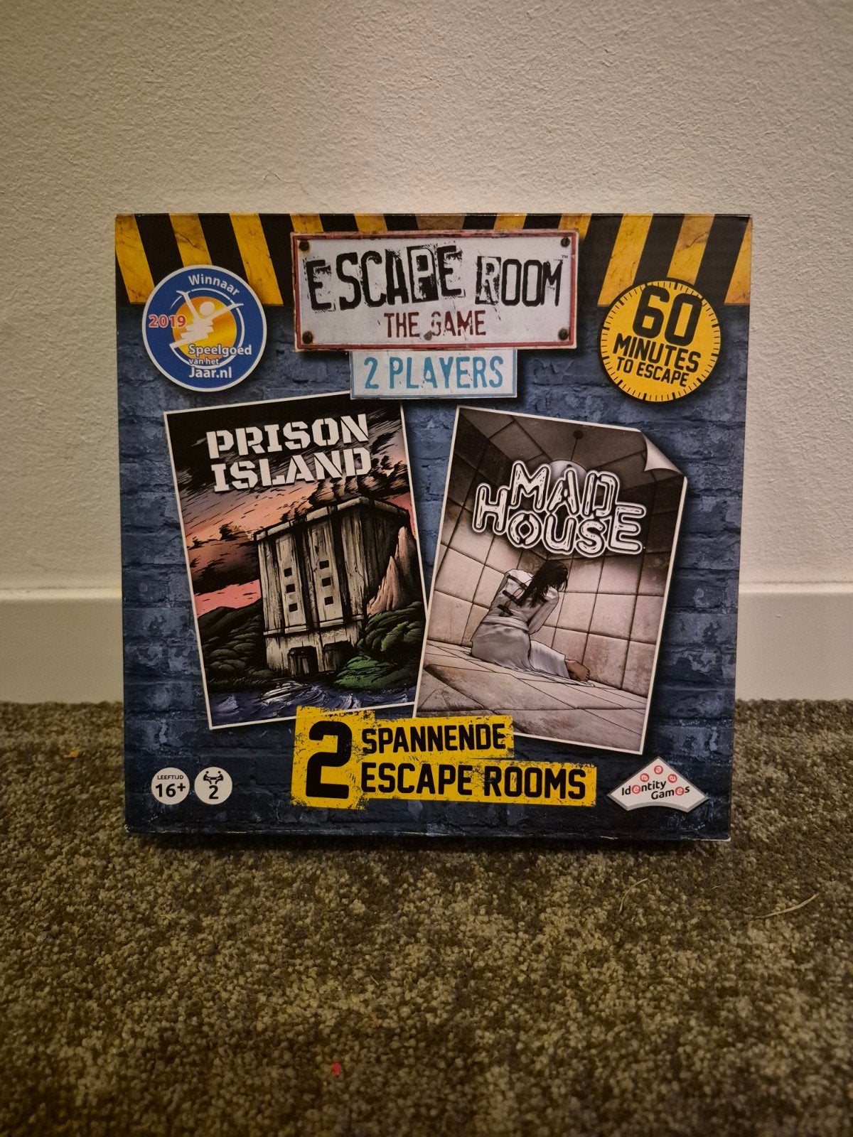 Escape Room The Game: Prison Island & Mad House, Een of twee spelers, Ophalen of Verzenden, Gebruikt, Identity Games