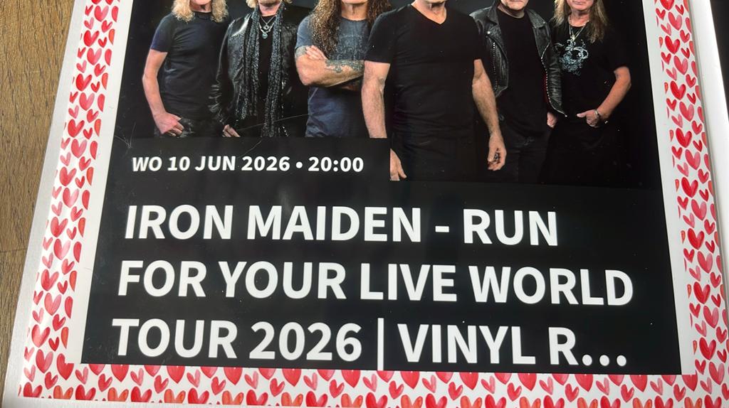 Concertkaarten iron maiden x2, Twee personen