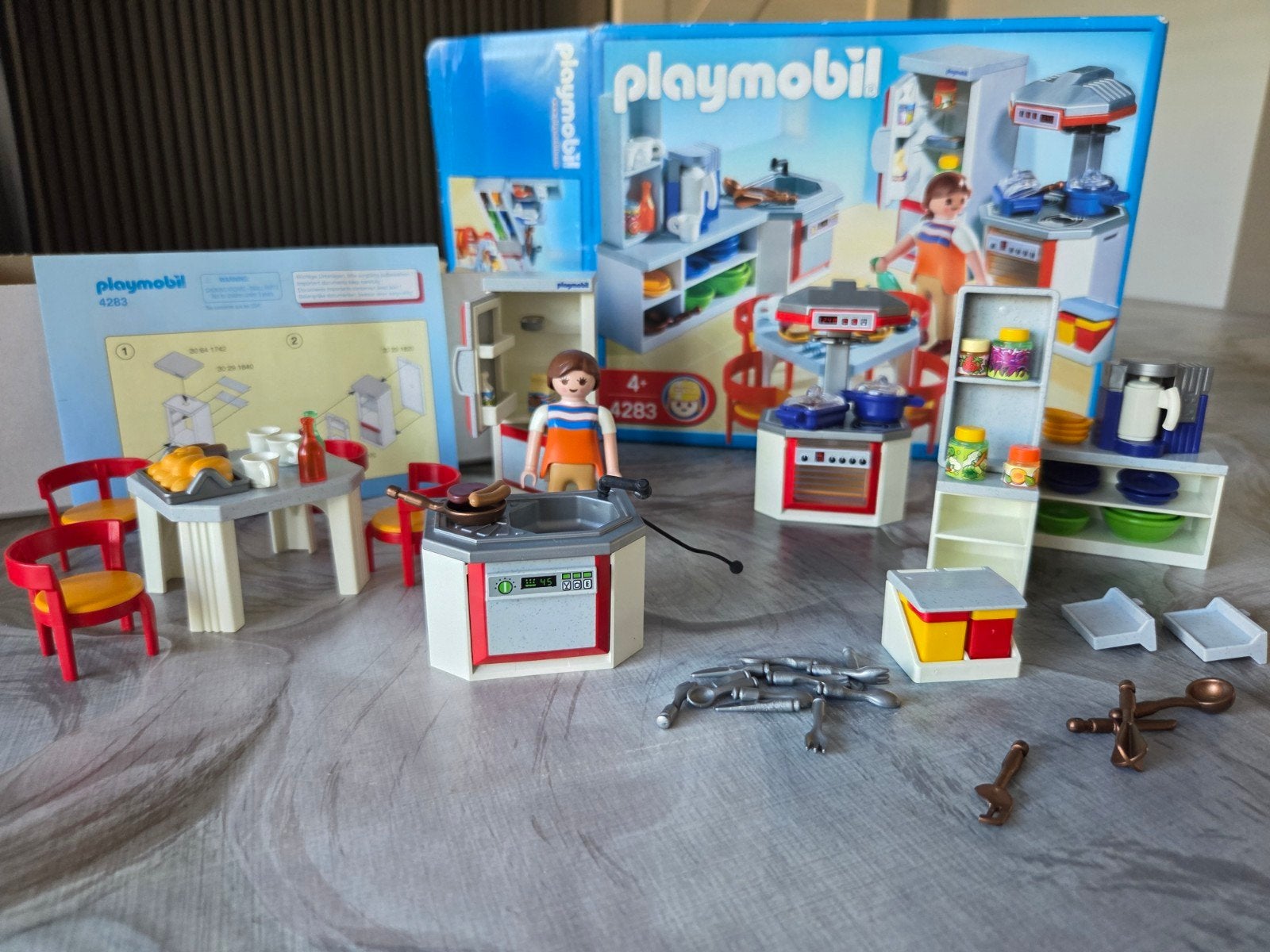 playmobil grote keuken 4283, Ophalen of Verzenden, Gebruikt, Complete set