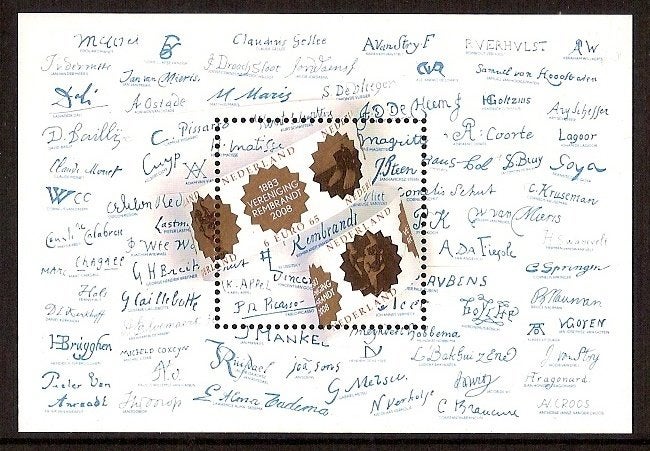 Nederland NVPH nr 2578 postfris Rembrandtvereniging 2008, Ophalen of Verzenden, Na 1940, Postfris