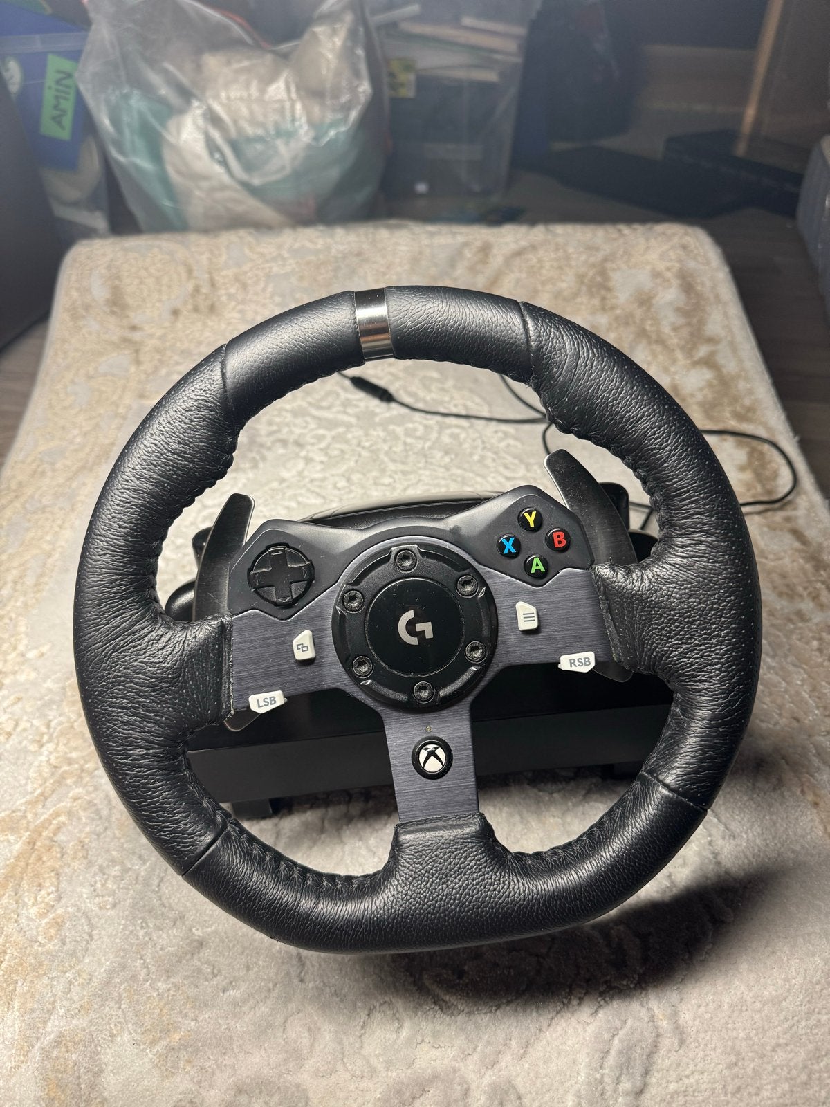 Logitech G920 stuur, Ophalen, Racestuur, Force feedback, Zo goed als nieuw