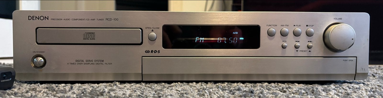 Denon RCD-100 CD-receiver met RDS radio en afstandsbediening, Ophalen, Gebruikt, Overige merken, Met radio