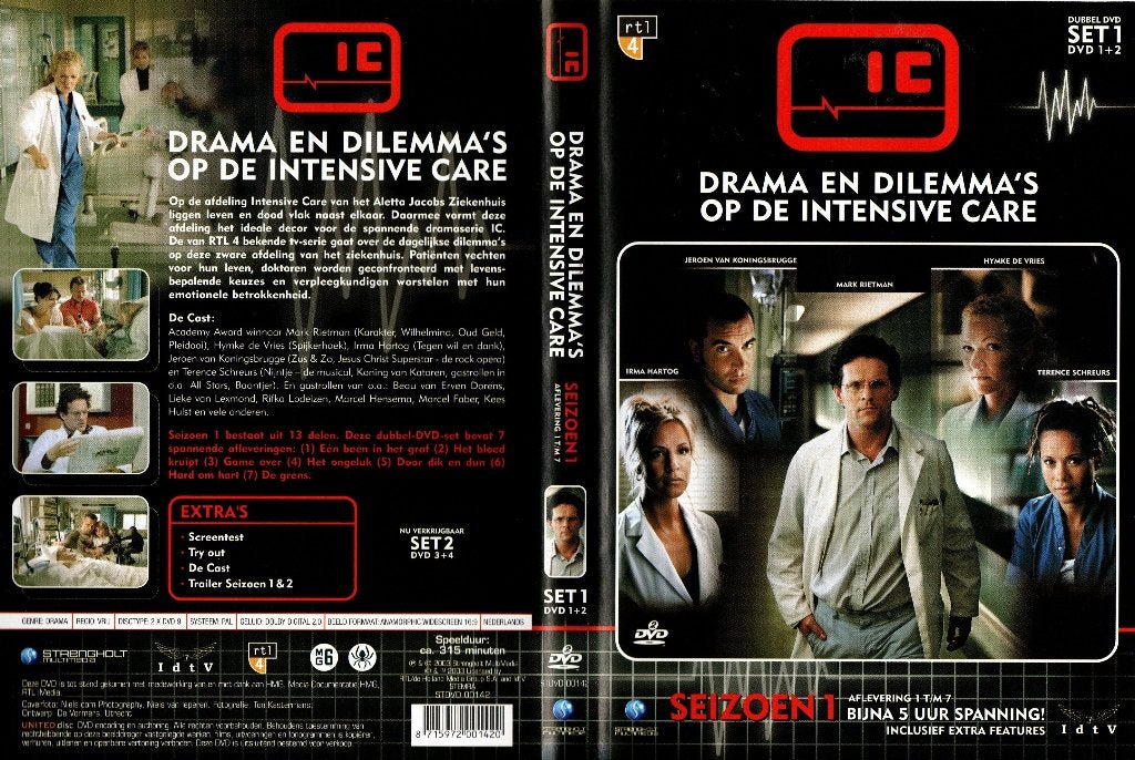 IC, seizoen 1, Boxset, Ophalen of Verzenden, Zo goed als nieuw, Komedie