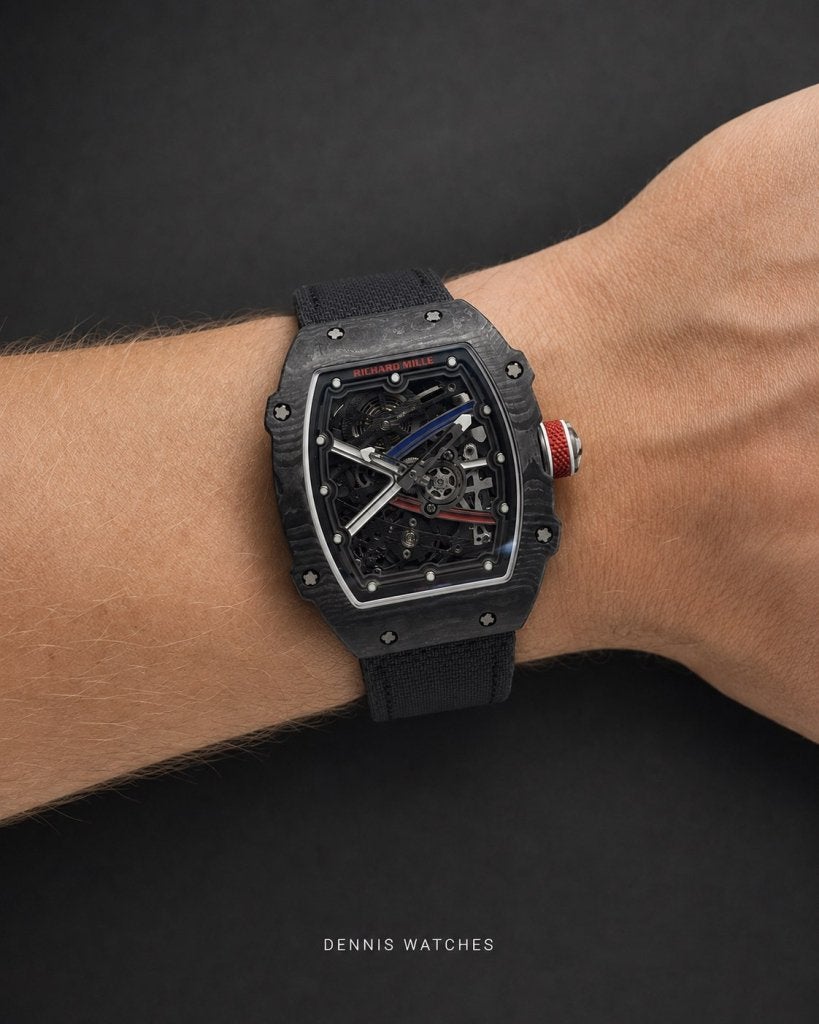 RM 67-02 Extra Flat Sébastien Ogier Black Velcro CRMA7 32GR, DW, Denniswatchesnoreply@kpn.nl, Luxemburg