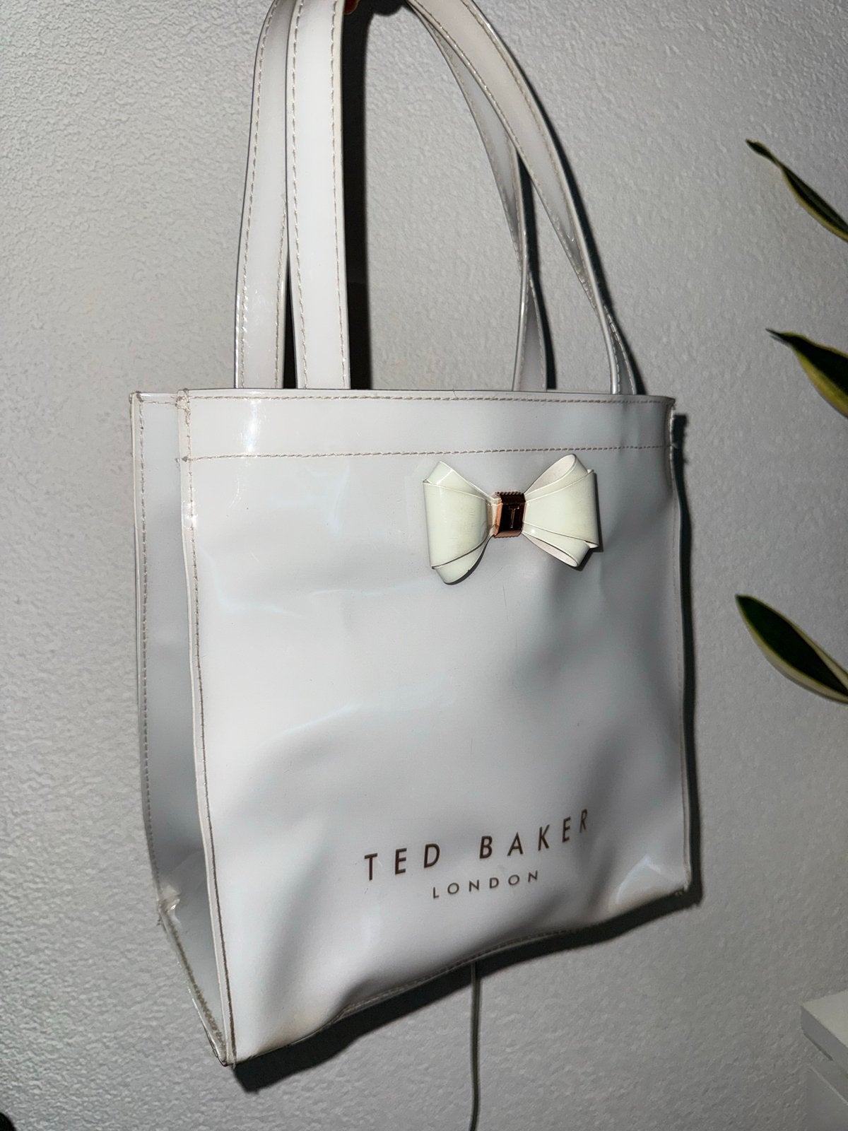 Ted Baker Shopper Tas lichtgrijs, Sieraden, Tassen en Uiterlijk, Tassen | Damestassen, Ophalen of Verzenden, Gebruikt, Wit, Shopper