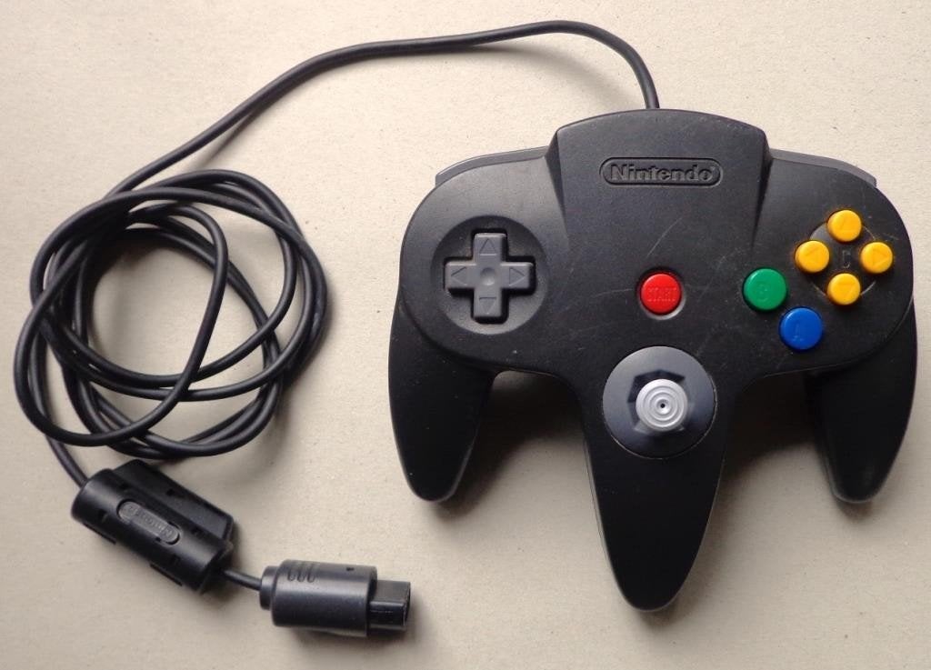 Originele Controller Zwart voor de Nintendo 64, Ophalen of Verzenden, Gebruikt, Met 1 controller