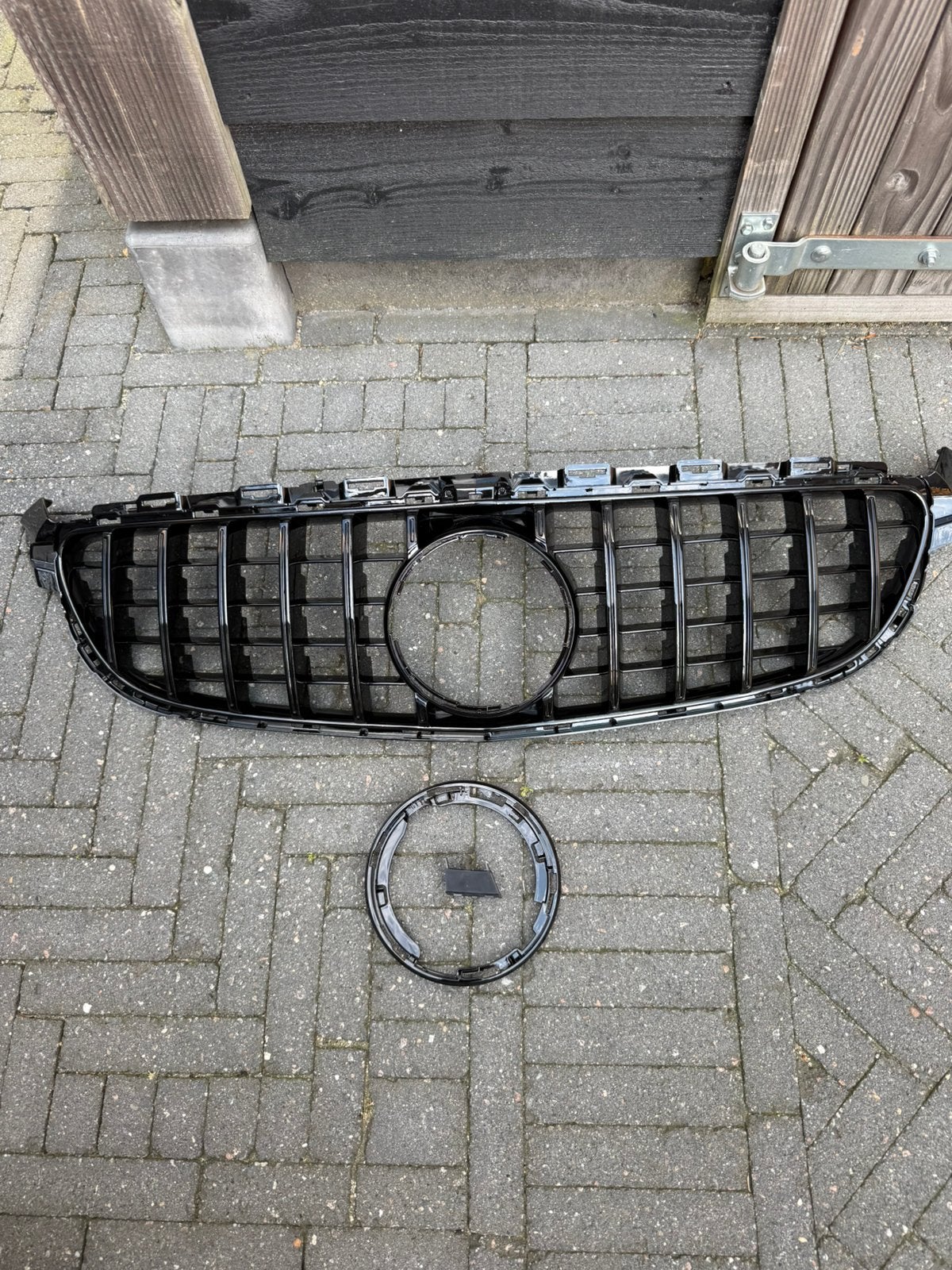 C63 w205 panamericana grill hooglans zwart., Ophalen of Verzenden, Nieuw, Mercedes-Benz